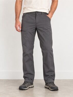 Eddie Bauer Men’s Fleece Lined Utility Hiking Pants Gray 34x32 Gorpcore